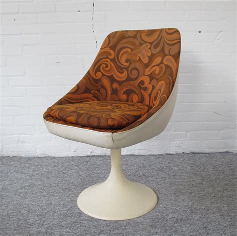 1970's fabric living room side chair with metal frame|70s chairs for sale.